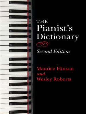 cover image of The Pianist's Dictionary